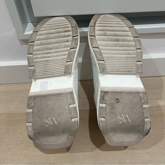 Stuart Weitzman Chunky White Sneaker US9 - Picture 11 of 12